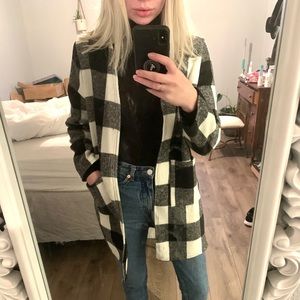 Plaid lightweight jacket